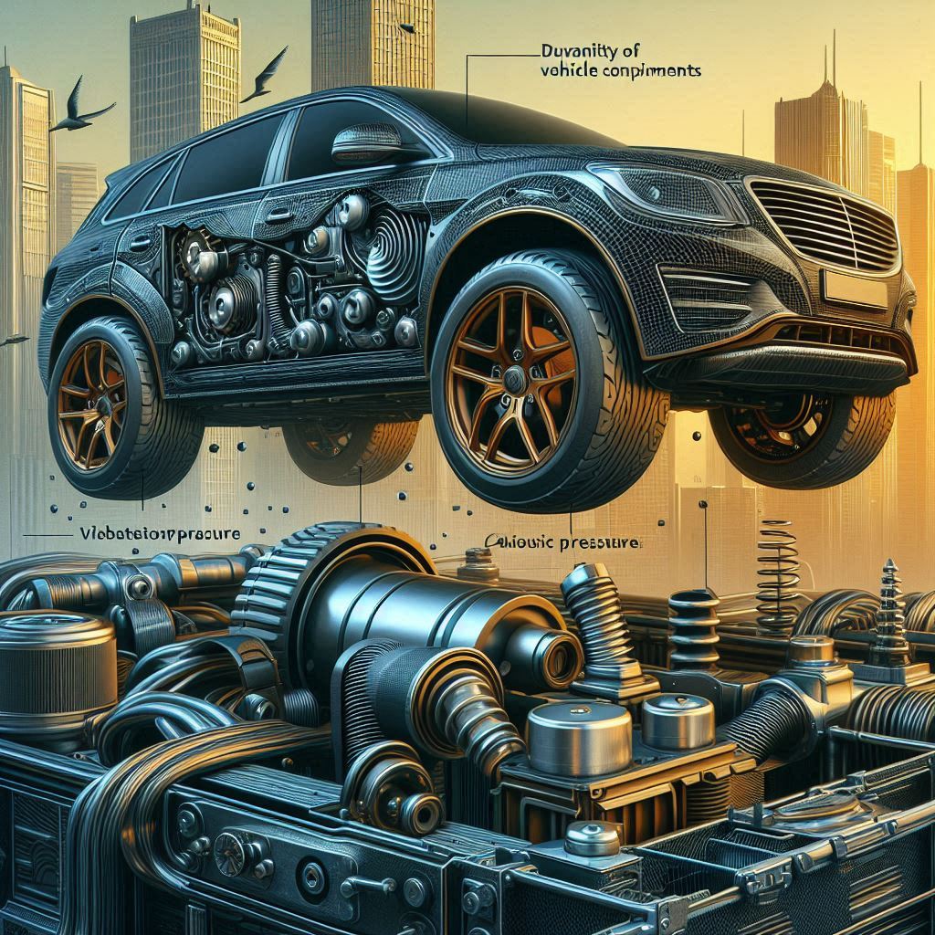 Durability of vehicle components and vibrations & acoustic pressures