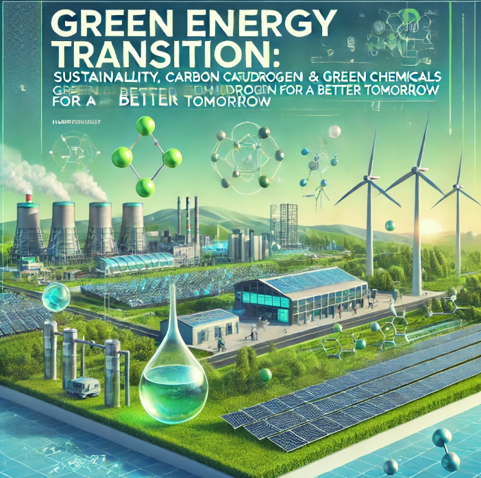 The Green Energy Transition: Sustainability, Carbon Capture, Green Hydrogen & Green Chemicals for a Better Tomorrow banner