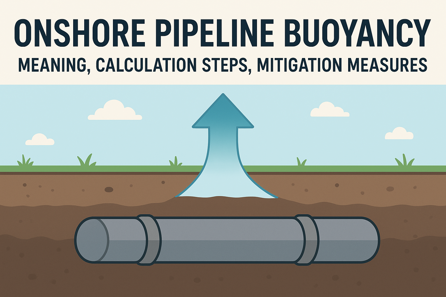 Onshore Pipeline Buoyancy: Meaning, Calculation Steps, Mitigation Measures