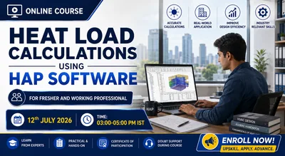Heat Load Calculation Using HAP Software