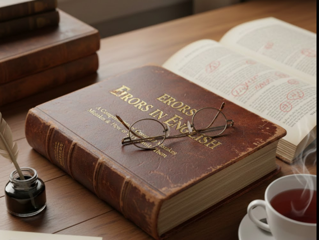 Some Common English Errors: Speak & Write Accurately banner