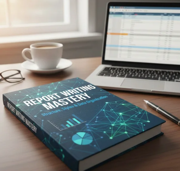 Report Writing Mastery: Structure, Styles & Data Organization banner