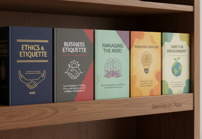 Ethics, Etiquette & Well-Being: Sharpen Your Mind, Manners, and Responsibility banner