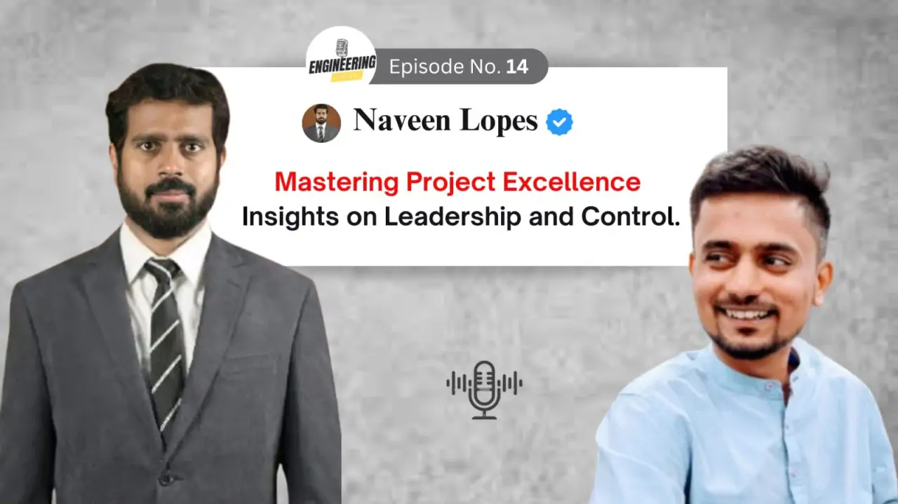Mastering Project Excellence: Leadership & Control Insights with Naveen Lopes banner