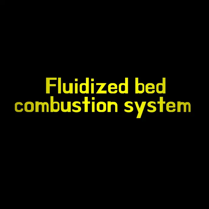 Fluidized bed combustion system  banner