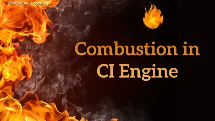 Combustion in CI engine banner
