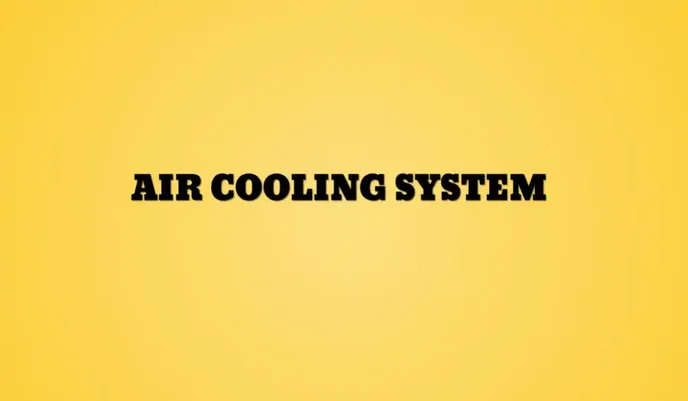 AIR COOLING SYSTEM banner