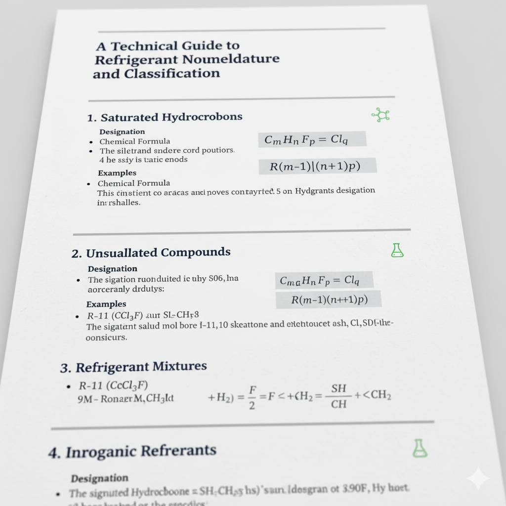 Refrigerant Nomenclature and Classification banner