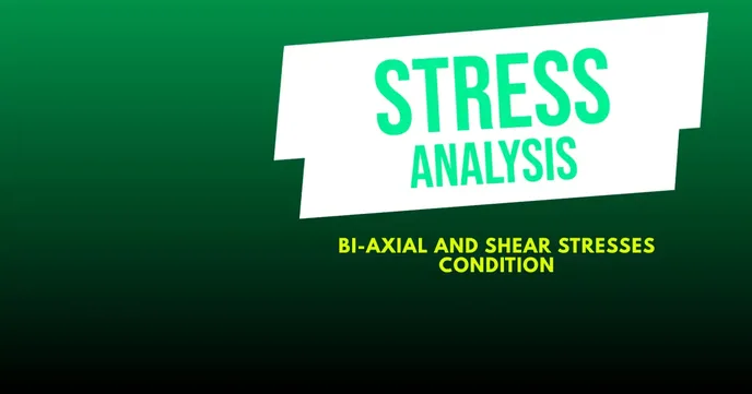 Stress Analysis on Inclined sections in Bi-axial and Shear Stress Condition banner