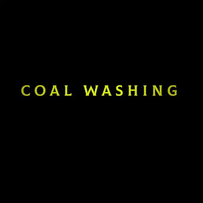 coal washing banner