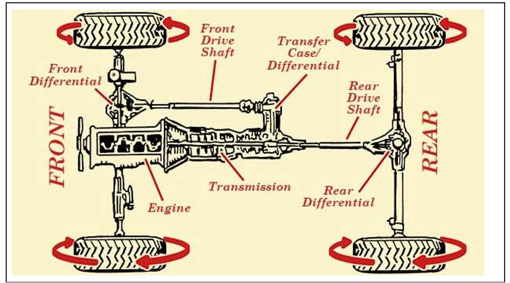 Layout of Automotive Vehicle