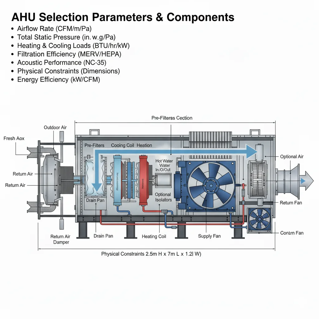 AHU Selection Parameters banner