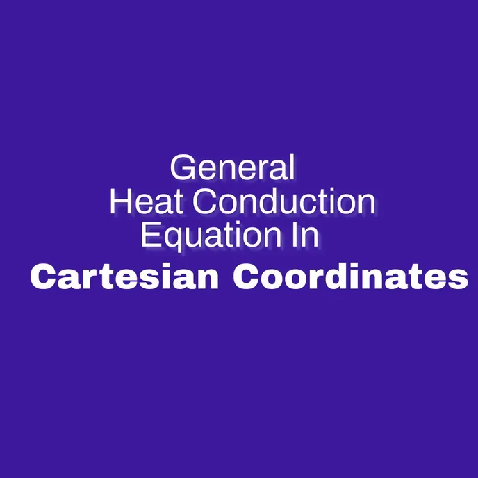 General Heat Conduction Equation in Cartesian Coordinates banner